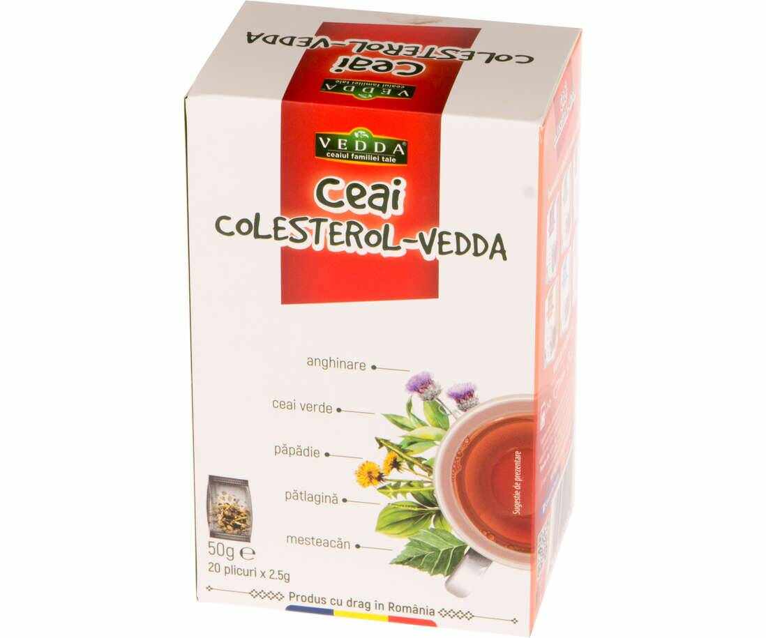 Ceai Colesterol 50g 20dz, Vedda