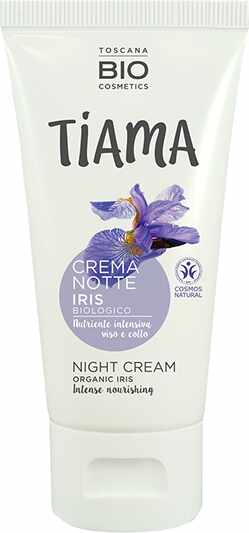 Crema de noapte cu iris bio 50ml, Tiama
