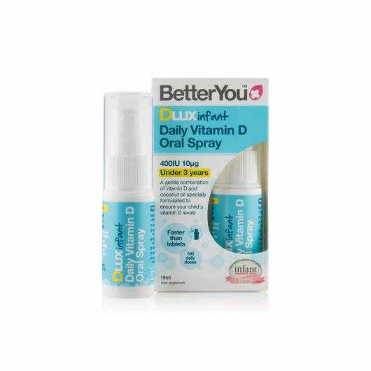 Dluxinfant Vitamin D Oral Spray 400 UI, 10mcg 15ml, BetterYou
