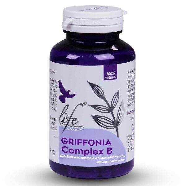 Griffonia + Complex B, 60cps, Life Bio