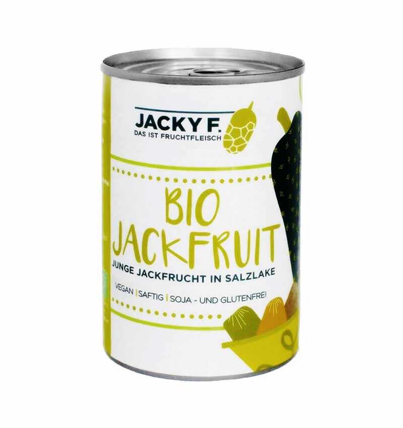 Jackfruit in saramura, eco-bio, 400g/225g, Jacky F.