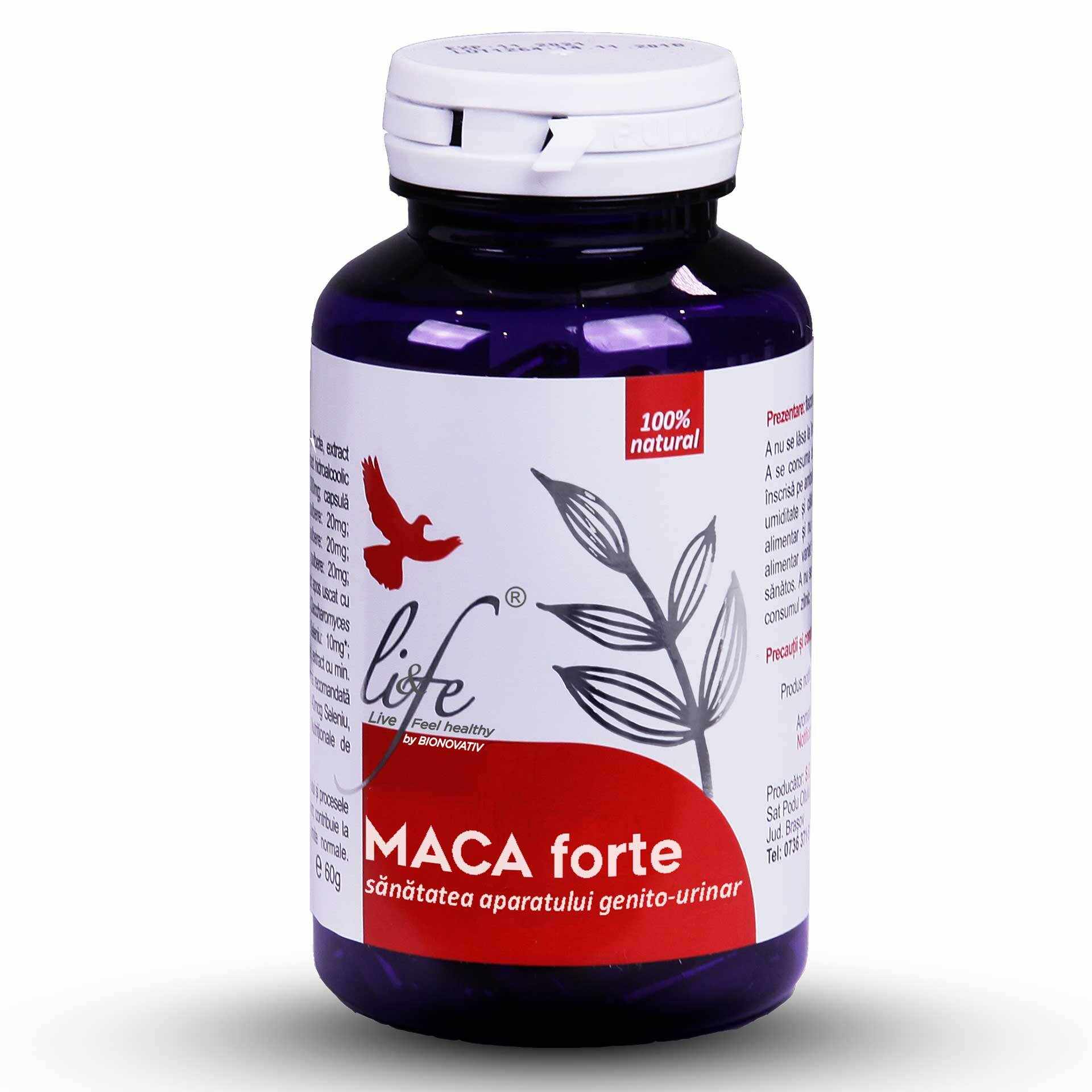 Maca Forte 60cps, Life Bio