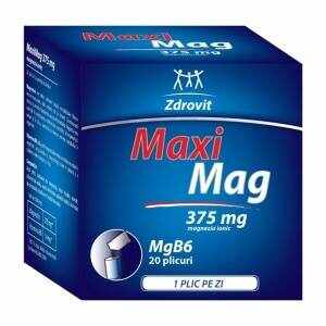 MAXIMAG MAGNEZIU + B6 375mg 20pl, Zdrovit