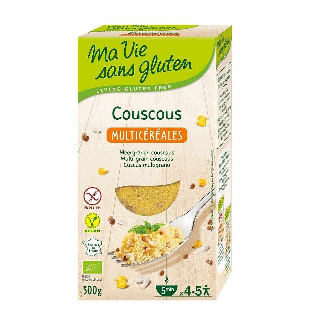 Cuscus multicereale, fara gluten, 300g, eco-bio - Ma vie sans Gluten