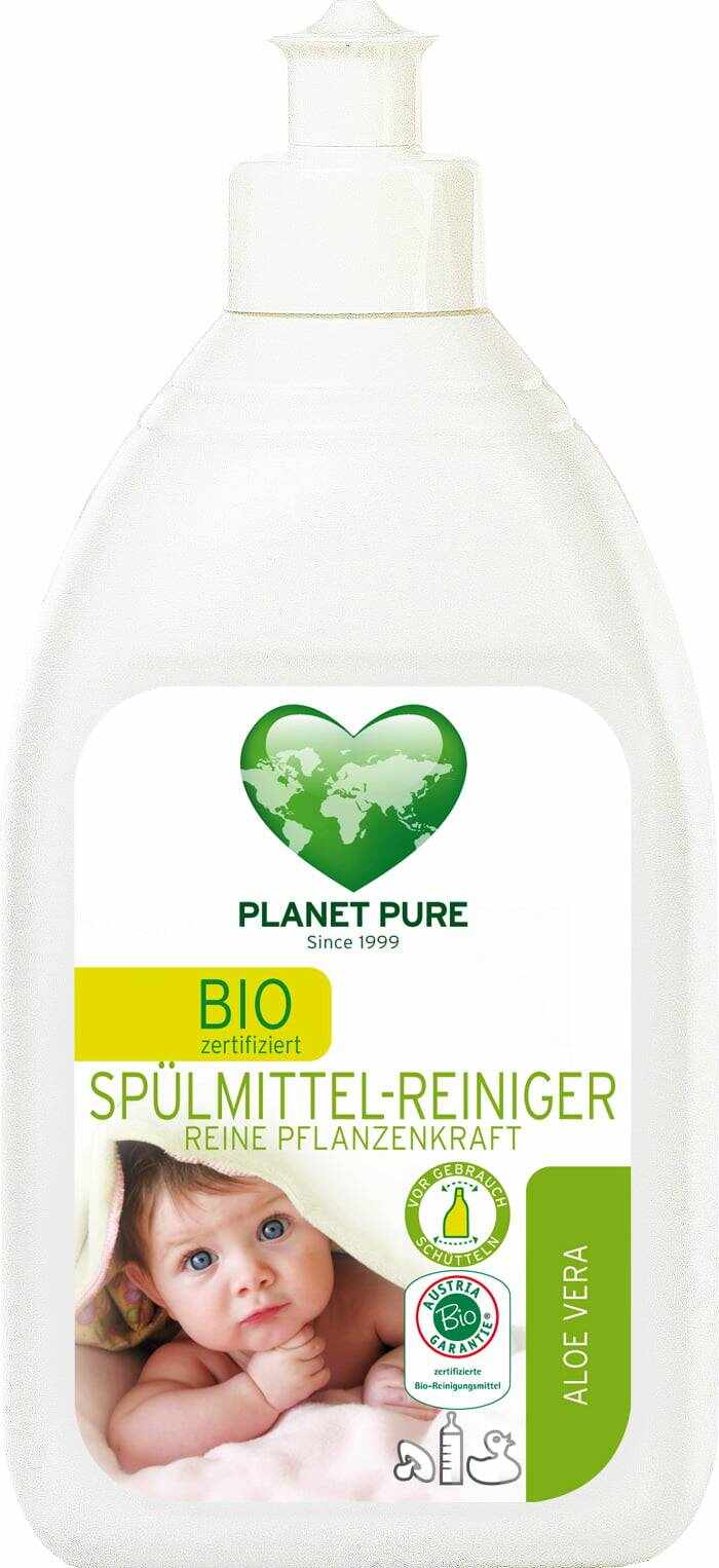 Detergent de vase pentru copii aloe vera bio 510ml, Planet Pure