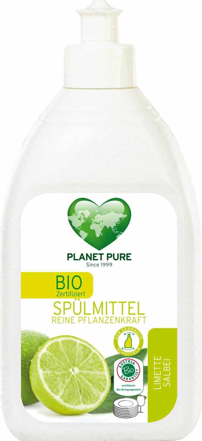 Detergent pentru vase - lamaie si salvie, eco-bio 510ml Planet Pure