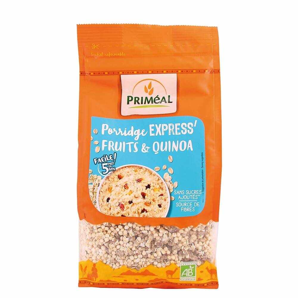 Porridge expres cu quinoa si fructe, 350g, eco-bio - Primeal
