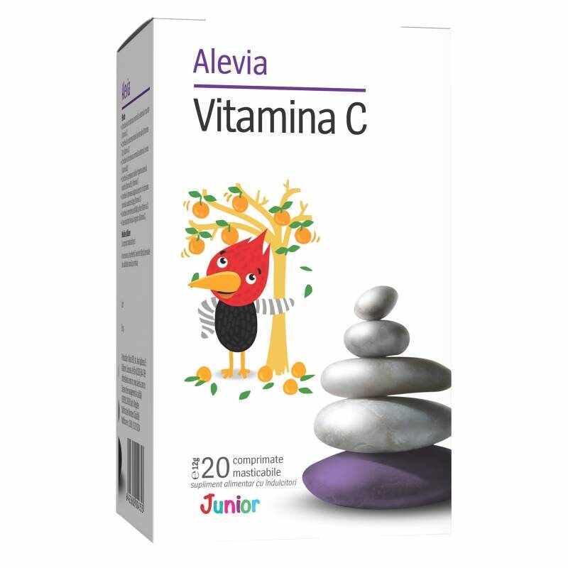 Vitamina C Junior 20cpr, Alevia