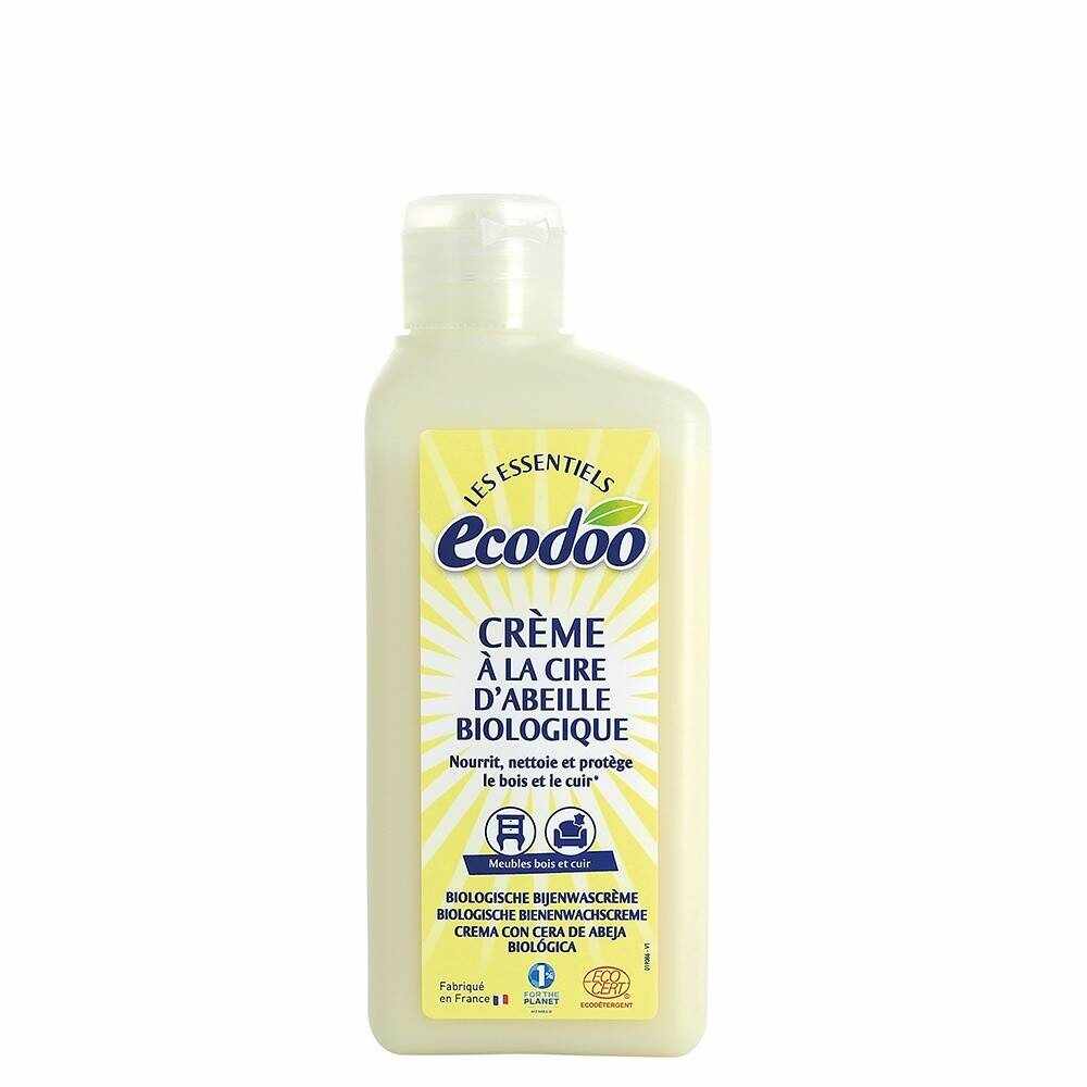 Crema pentru mobila si piele cu ceara de albine, 250ml - Ecodoo