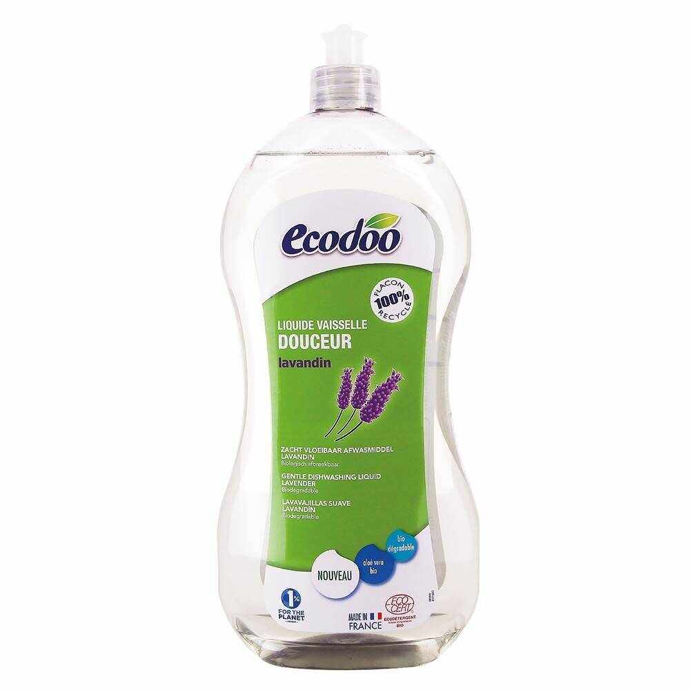Detergent bio vase cu aloe vera si lavanda, 1L - Ecodoo