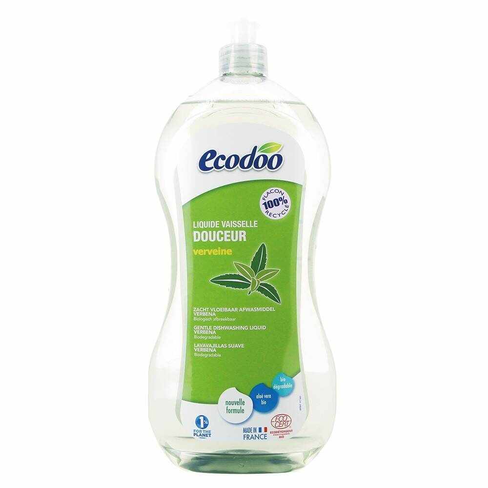 Detergent bio vase cu aloe vera si verbena, 1L - Ecodoo