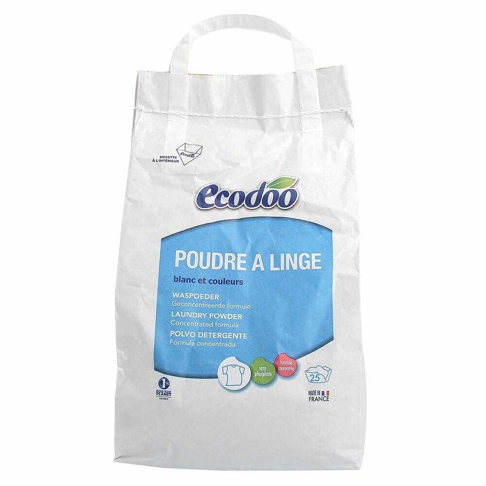 Detergent rufe pudra, 1,5Kg - Ecodoo