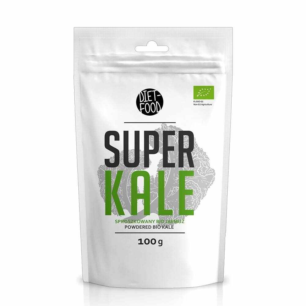 Kale pulbere, eco-bio, 100g - Diet Food