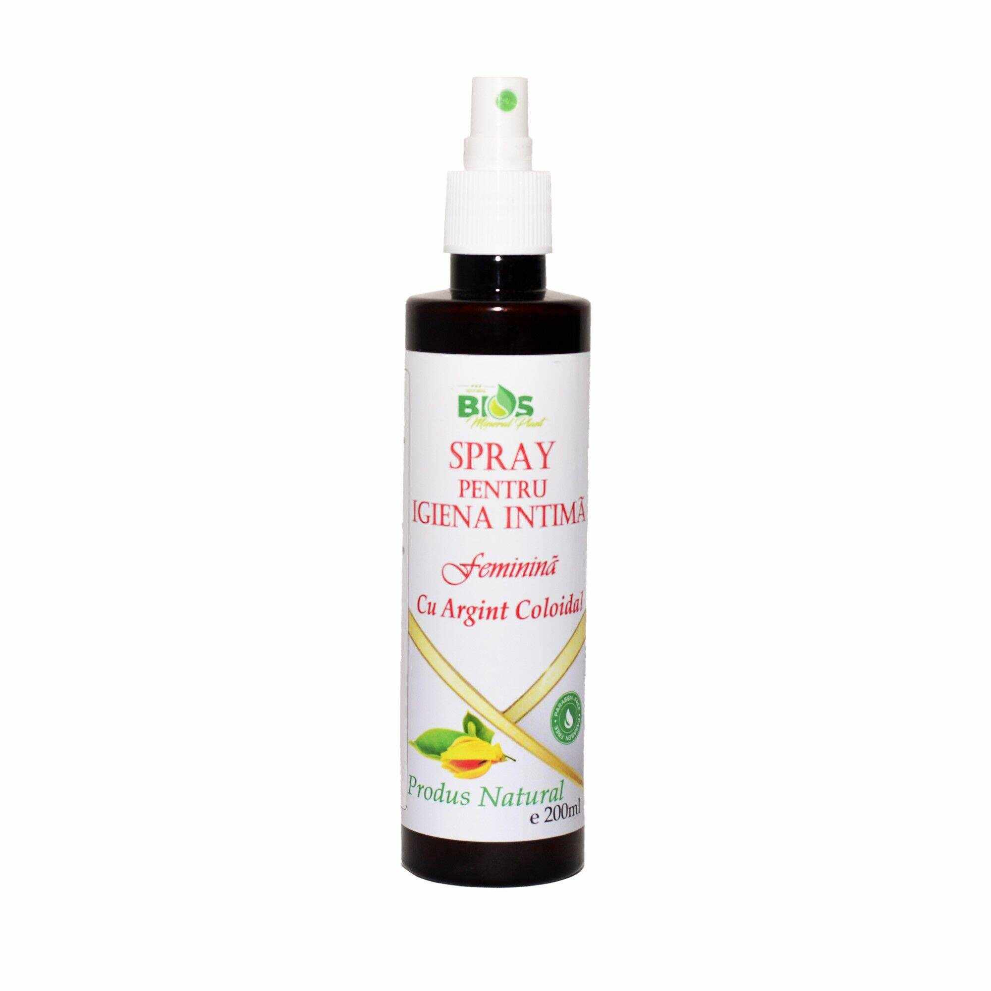Spray igiena intima feminina, 200ml, Bios Mineral Plant