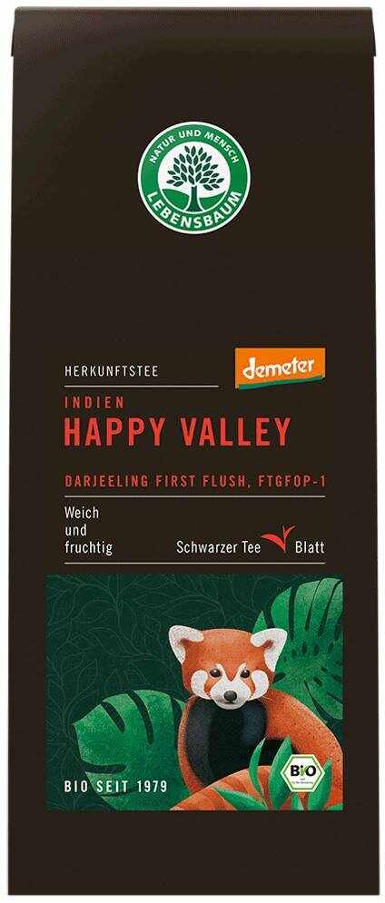 Ceai negru Happy Valley - India eco-bio, 100g LEBENSBAUM