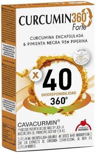 Curcumin - 360 Forte, 60 capsule Cavacurmin Dieteticos Intersa
