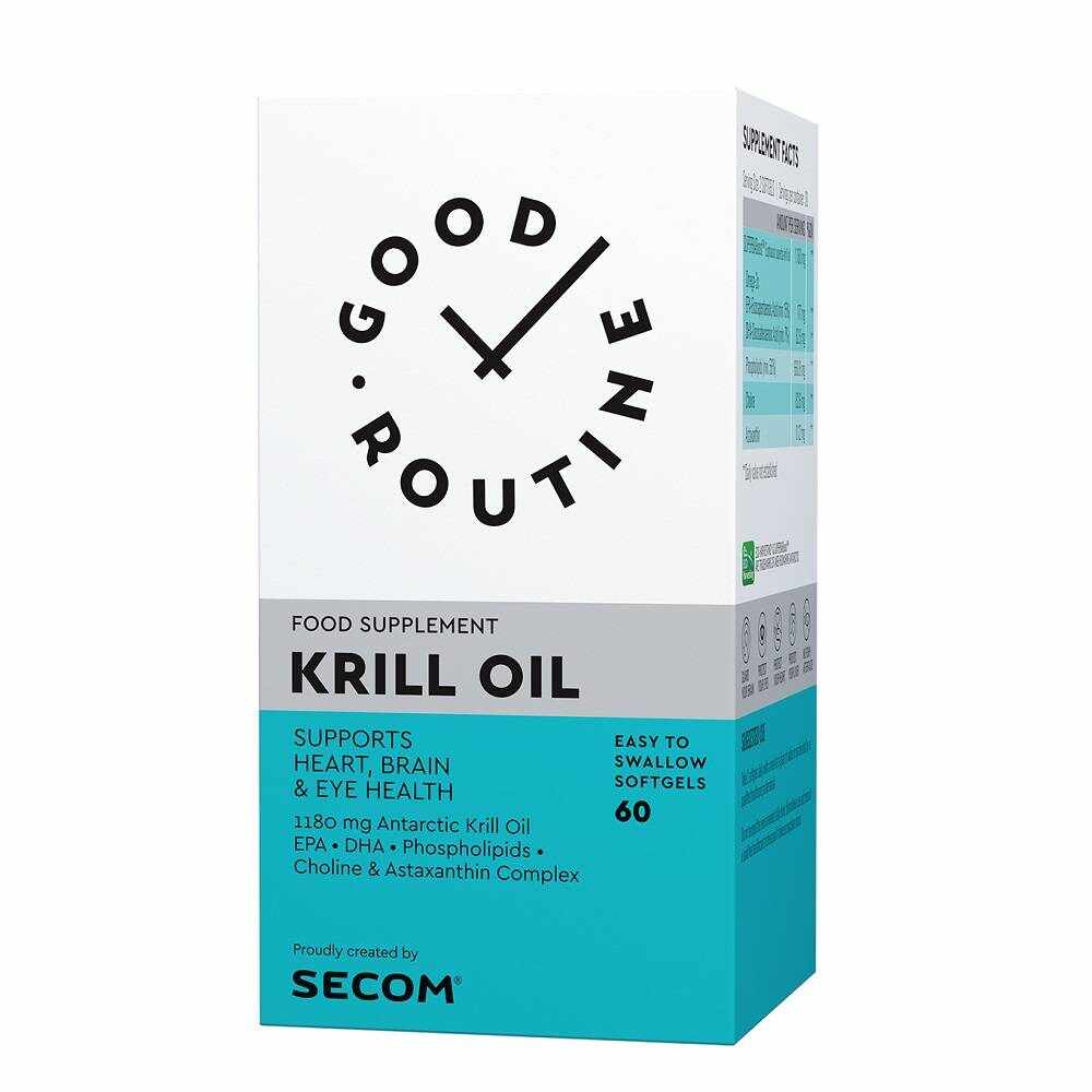 Krill-Oil - 60cps, Good Routine, Secom
