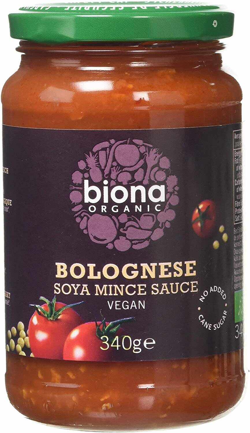 Sos Bolognese cu soia eco-bio 340g Biona