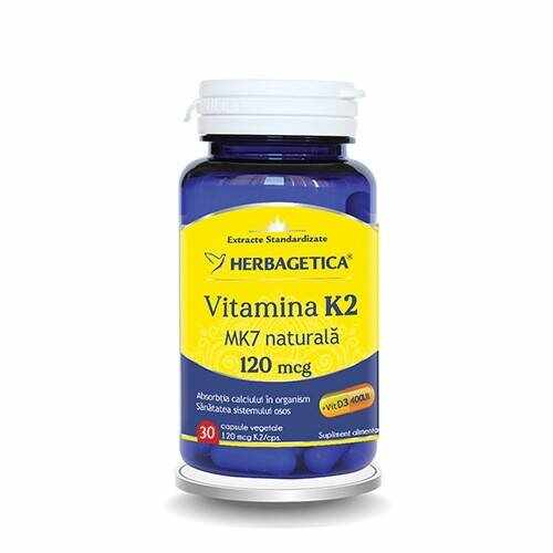 VITAMINA K2 MK7 - Herbagetica 60 capsule