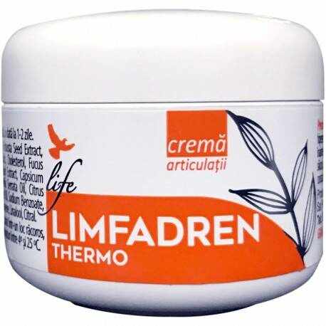 Crema Drenaj Limfatic Limfadren Thermo, 75ml - Dvr Pharm