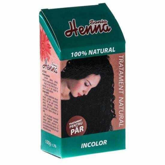 Tratament natural incolor, 100g - Henna Sonia