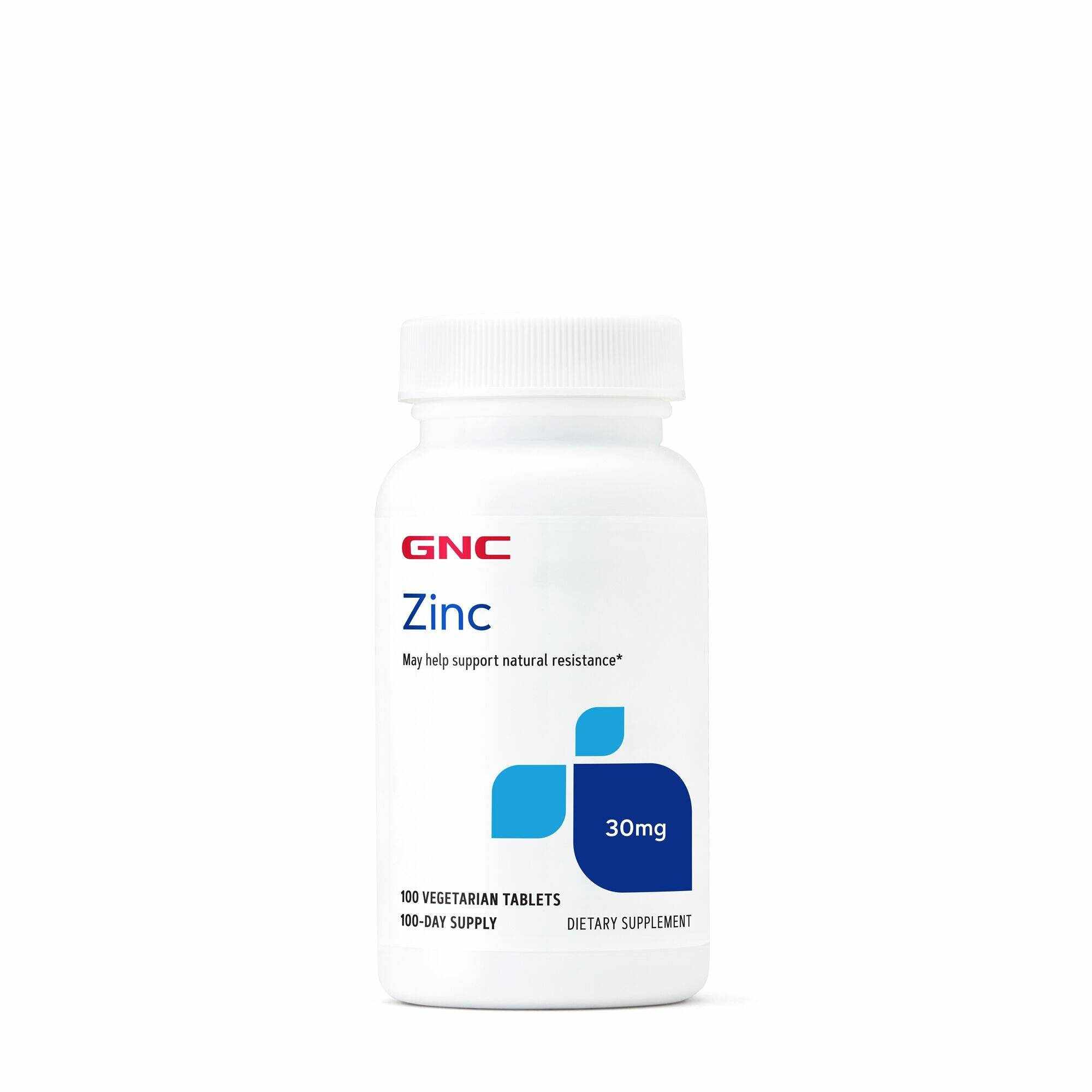 Zinc, 30 Mg, 100 Tablete- GNC