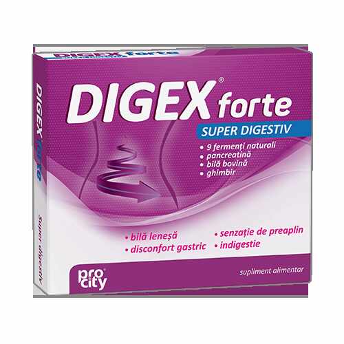 Digex Forte Super Digestiv, 10 Capsule - FITERMAN PHARMA