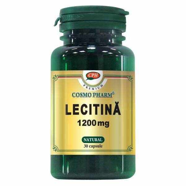 Lecitina, 1200mg, 30 capsule - Cosmo Pharm