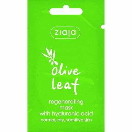 Masca ten regeneranta cu acid hialuronic, Olive Leaf, 7ml, - Ziaja