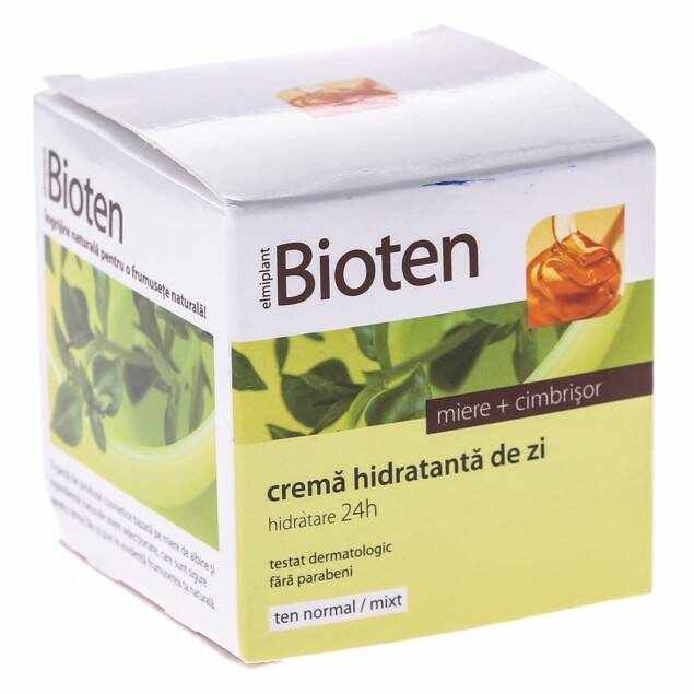 Bioten Crema Hidratanta pentru ten normal si mixt, 50ml - ELMIPLANT