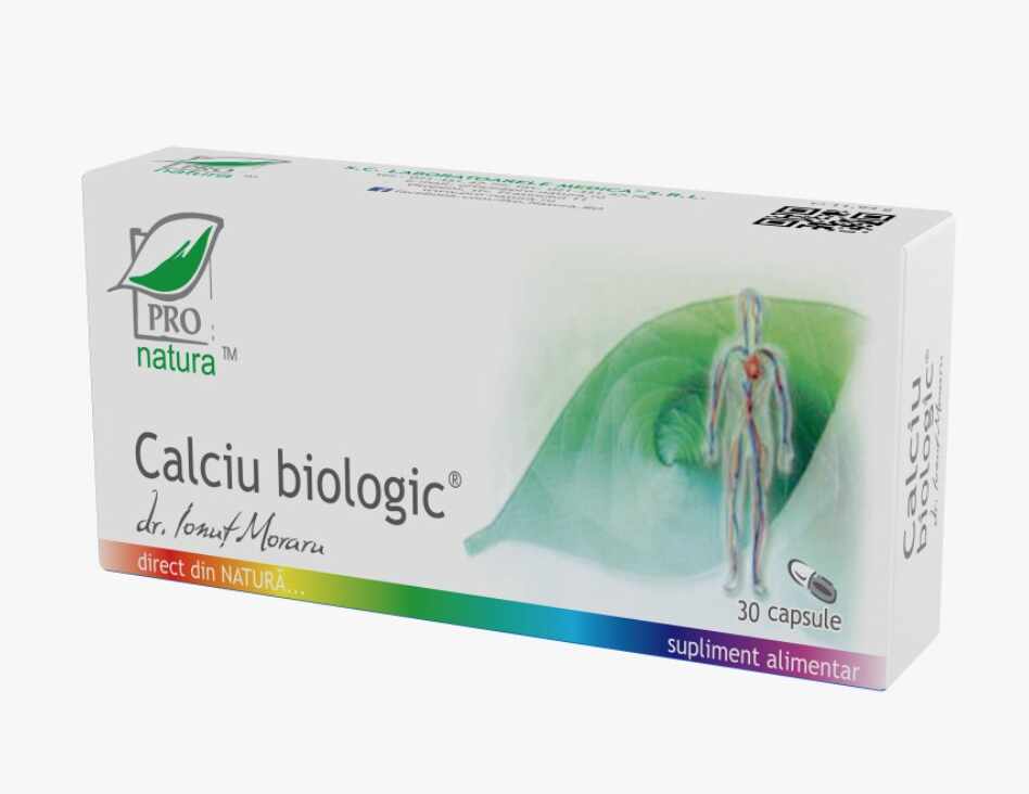 Calciu Biologic, 30cps - Pro Natura