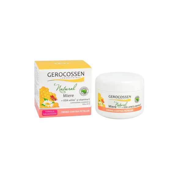 Crema contra petelor cu vitamina E, Natural Miere, 100ml - Gerocossen