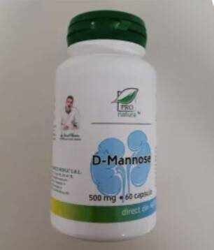 D-Mannose 500mg, 60cps - MEDICA - Pro Natura