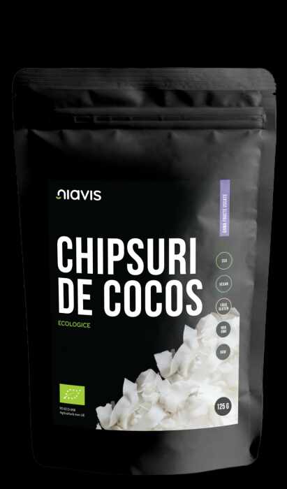Chipsuri de cocos, eco-bio, 125g - Navis