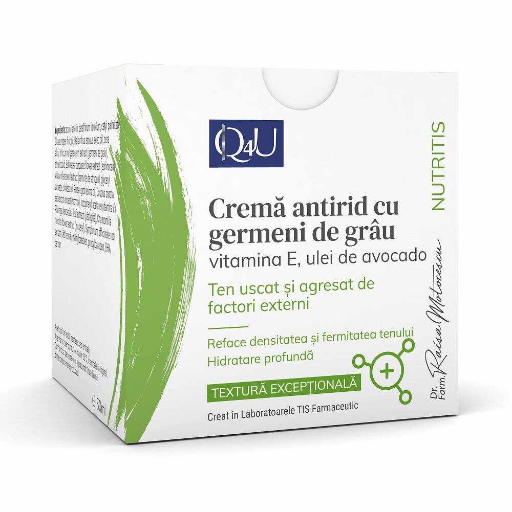 Crema antirid cu germeni grau, 50ml - Tis Farmaceutic