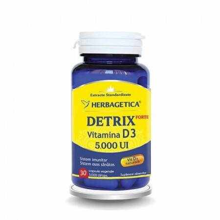 Vitamina D3 naturala 5000ui, 30cps - Herbagetica