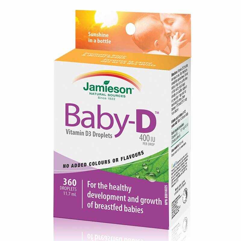Vitamina D3 Picaturi pentru Copii, 400UI, 11.7ml - Jamieson