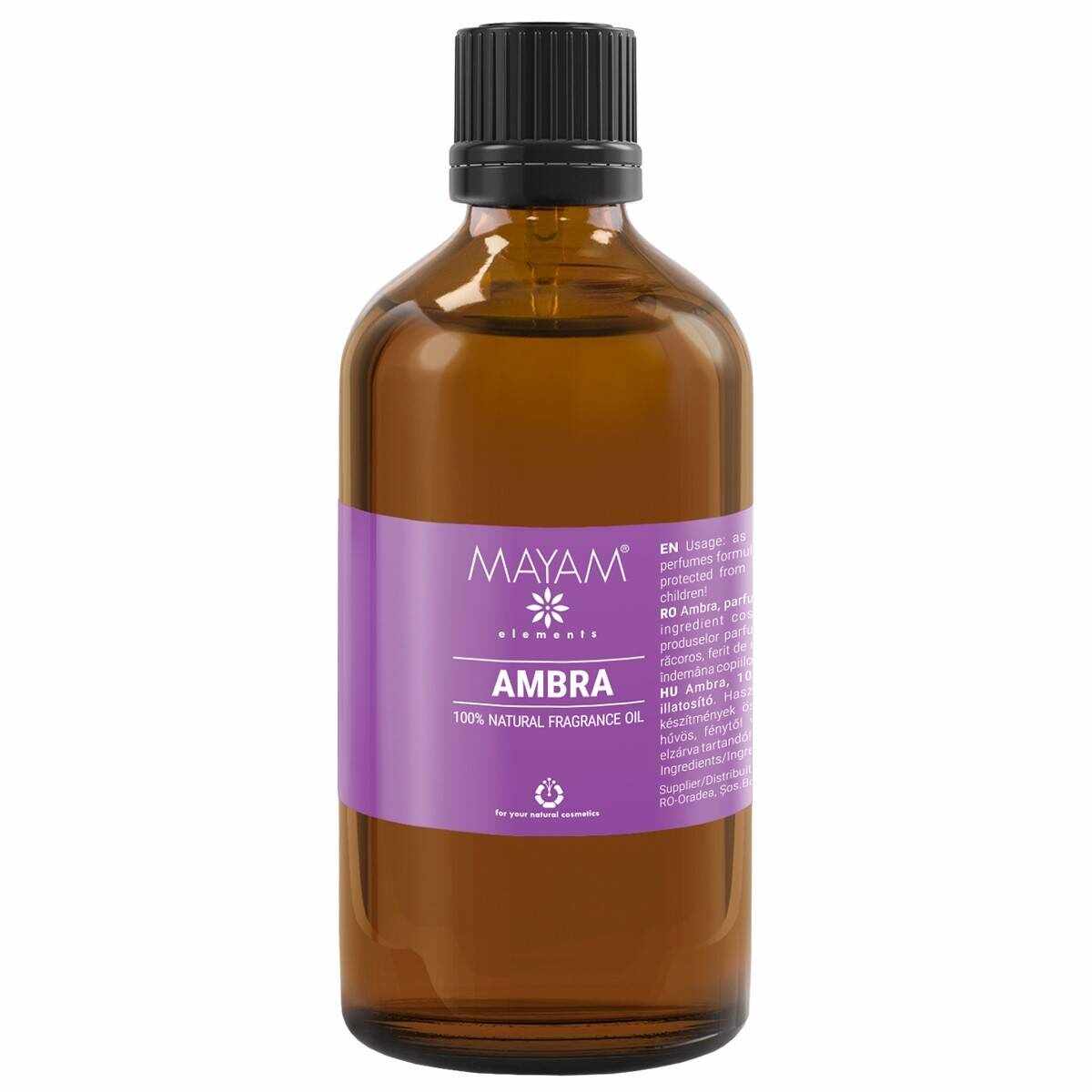 Parfumant natural Ambra, 100ml - Mayam