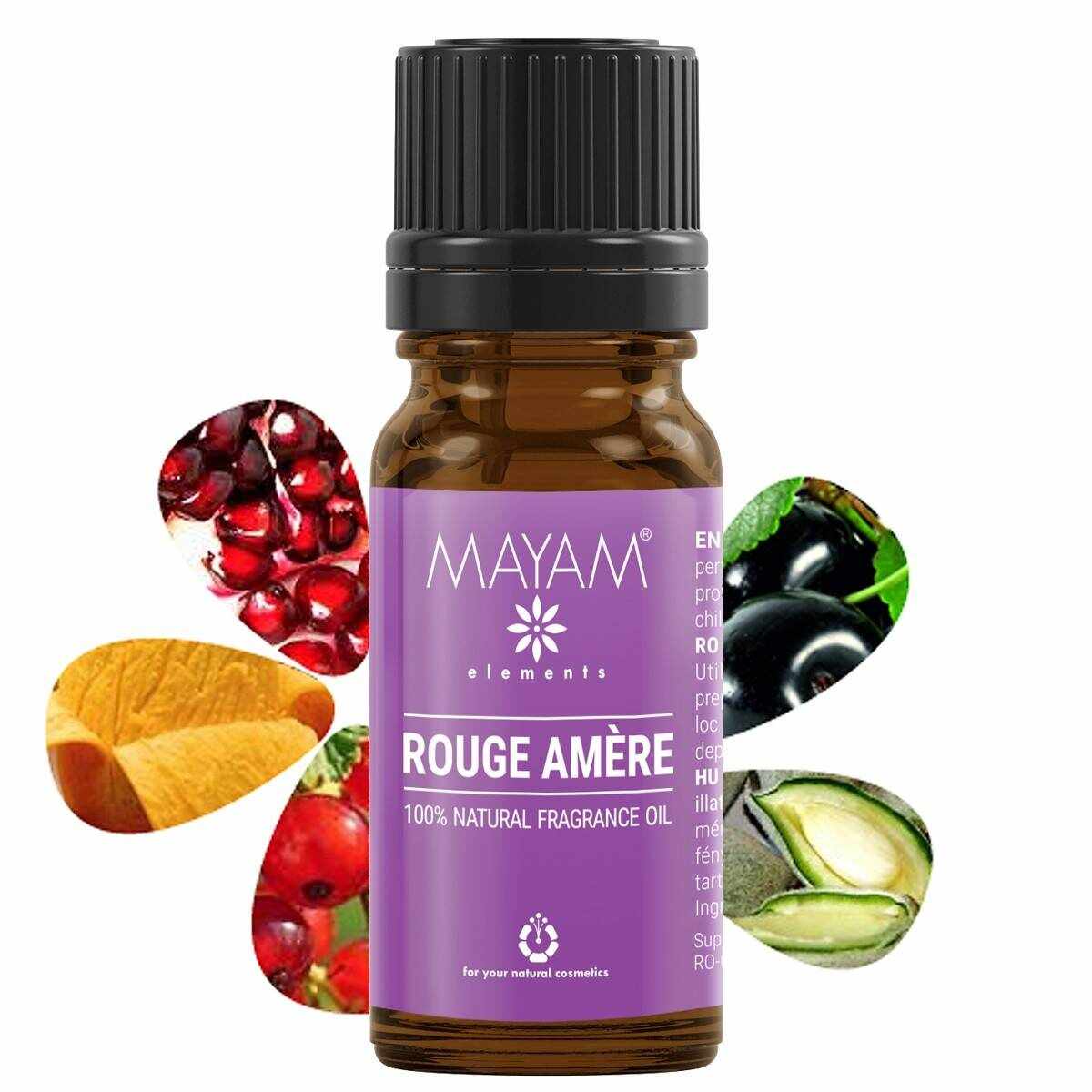 Parfumant natural Rouge Amere, 10ml - Mayam