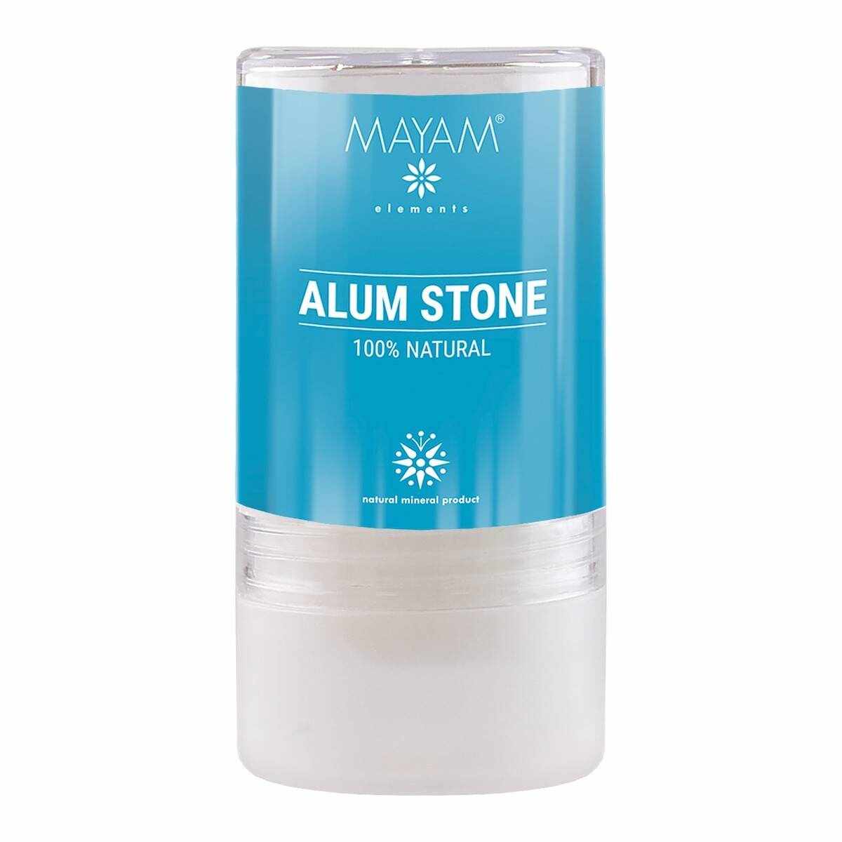 Piatra de Alaun, stick deodorant mineral natural, 120g - Mayam