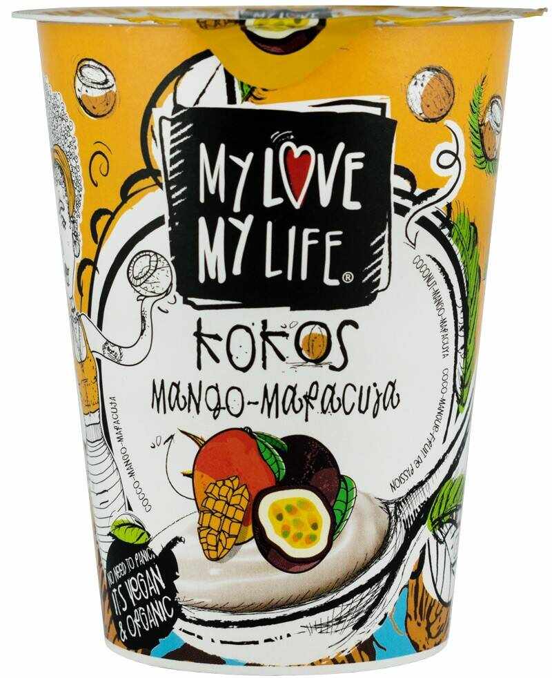 Preparat Fermentat Din Bautura De Cocos Cu Mango Si Maracuja, Eco-bio, 180g - MY LOVE MY LIFE
