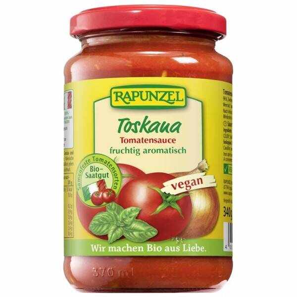 Toskana sos de tomate, eco-bio, 340g - Rapunzel