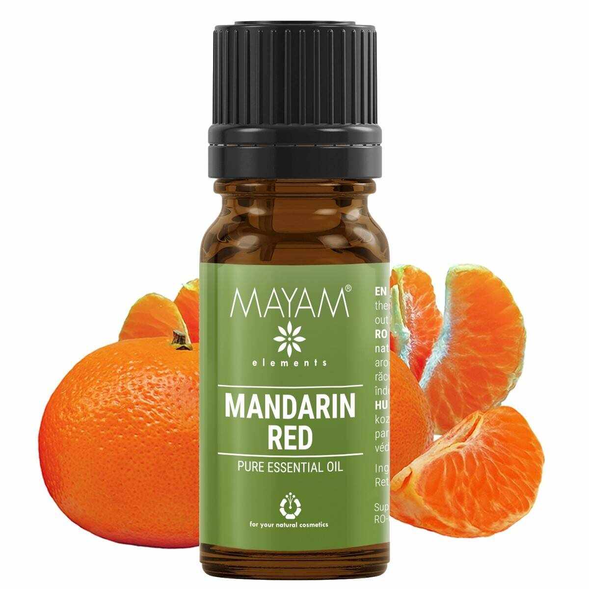 Ulei esential de Mandarina rosie, 10ml - Mayam