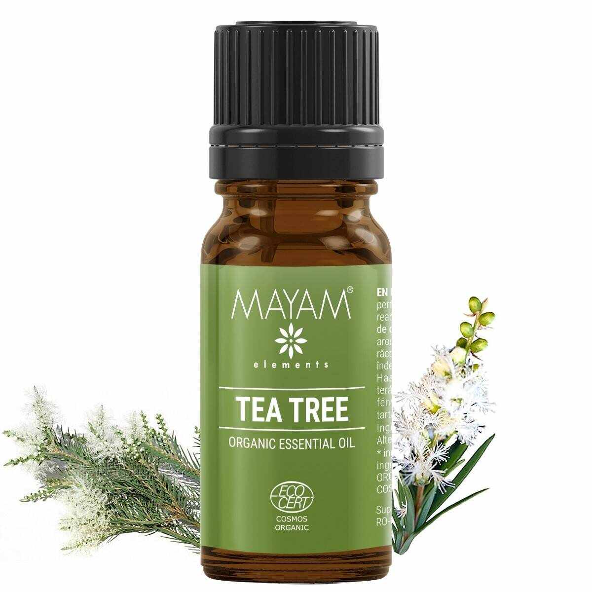 Ulei esential de Tea Tree, eco-bio, 10ml - Mayam