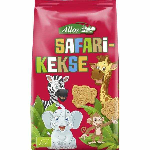 Biscuiti Safari pentru copii, eco-bio, 150g - Allos