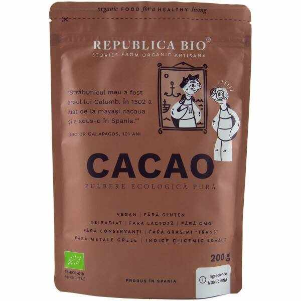Cacao, eco-bio, 200g - Republica bio