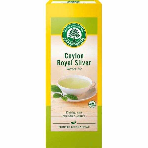 Ceai alb Ceylon Royal Silver, eco-bio, 20plicuri - Lebensbaum
