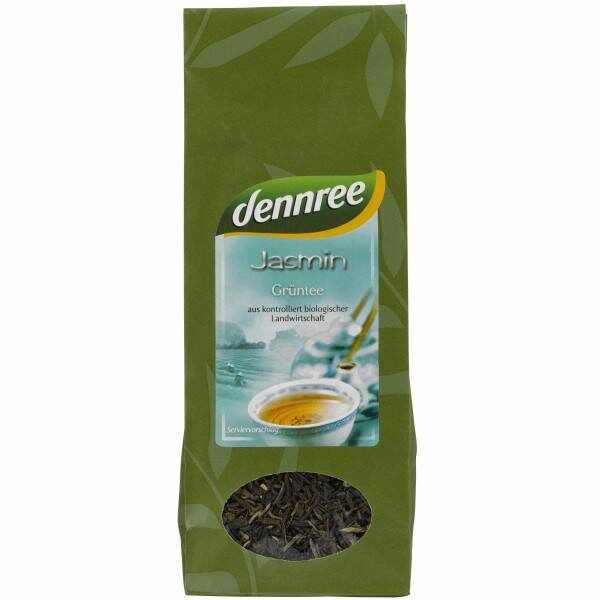 Ceai verde Jasmin, eco-bio, 100g - Dennree