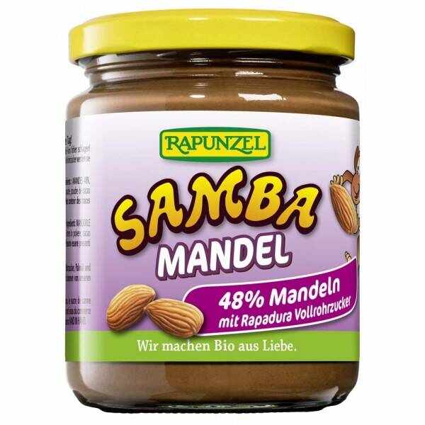 Crema Samba cu migdale, eco-bio, 250g - Rapunzel