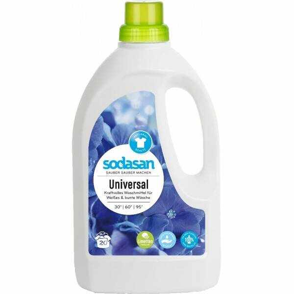 Detergent lichid universal cu limeta, eco-bio, 1.5l - Sodasan